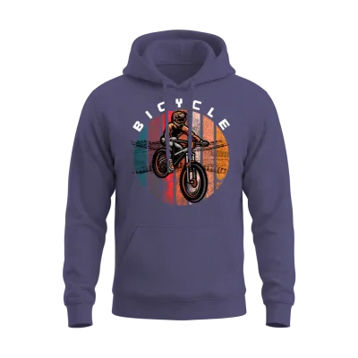Retro Style Unisex Hoodie - Heather Sport Dark Navy