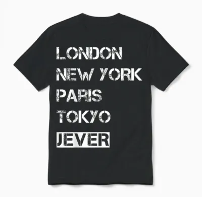 Meine Heimat Jever! Geburtsort & Heimatliebe Jever Unisex T-Shirt - Black