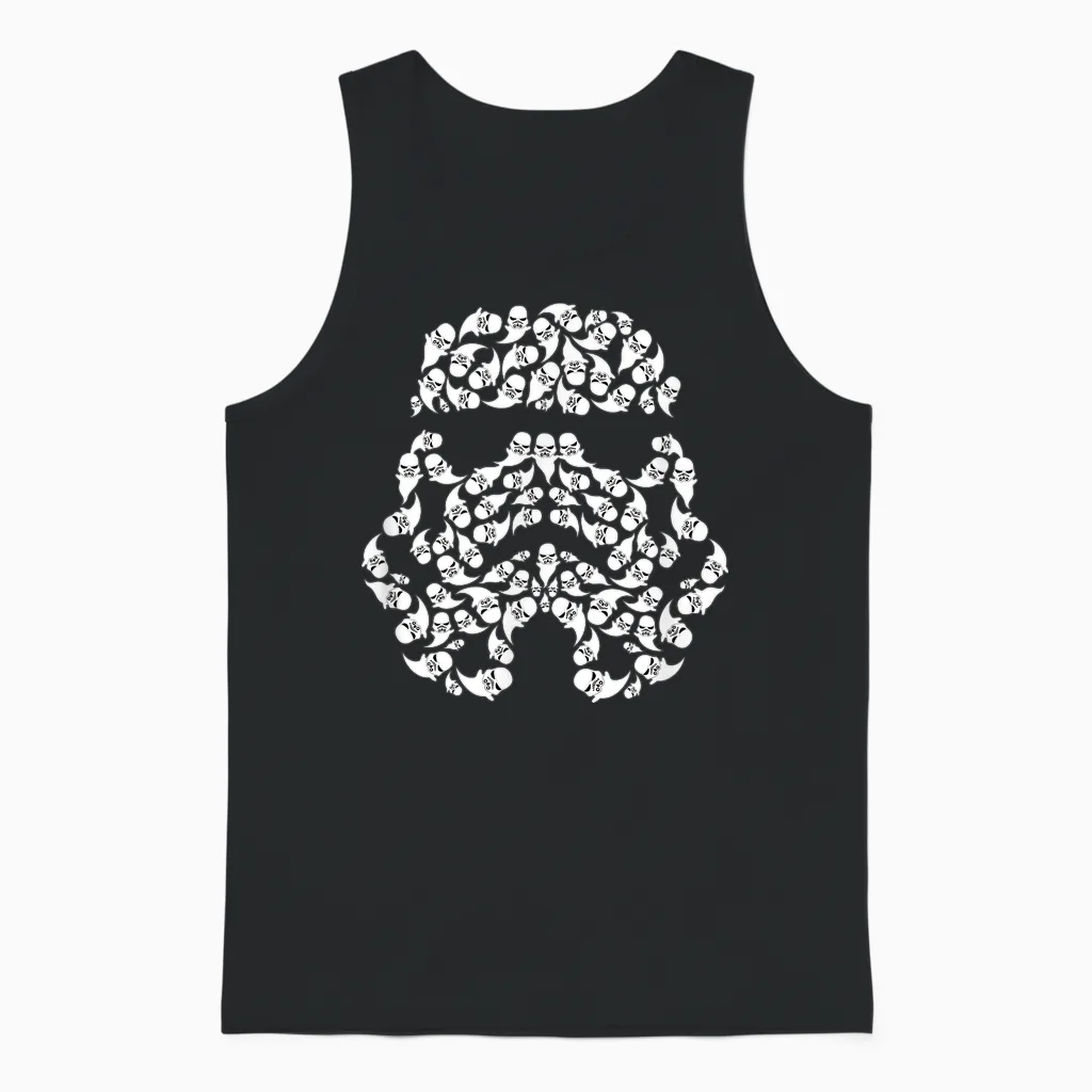 Star Wars Stormtrooper Fantômes D'halloween Unisex Tank Top in Black