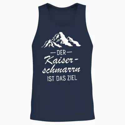 Der Kaiserschmarrn Ist Das Ziel - Wandern Berge Hike Spruch Unisex Tank Top - Navy