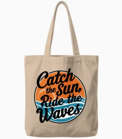 Retro Vintage Tote Bags - Natural