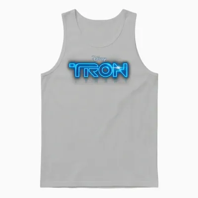Disney Tron: Legacy Official 2010 Movie Logo Unisex Tank Top - Ash