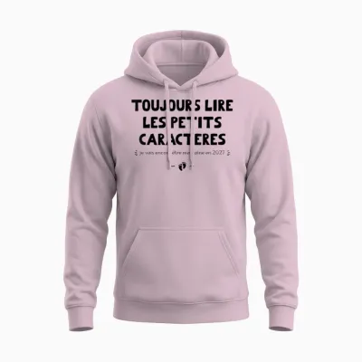 Annonce Marraine 2eme Fois Je Vais Encore être Marraine 2027 Unisex Hoodie - Light Pink