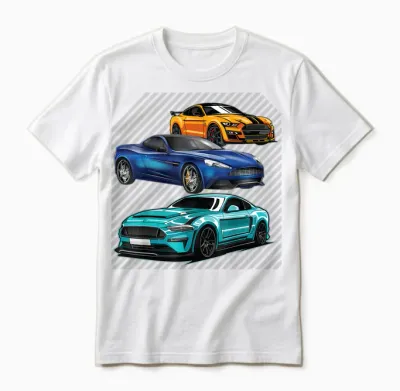 Sport Cars Lovers Gift Street Racing Fans Speed Driver Unisex T-Shirt - White
