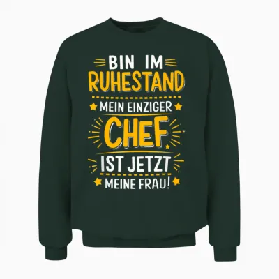 Pension 2026 Retirement Pensioner Funny Retirees Unisex Sweatshirt - Forest