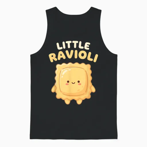 Petits Raviolis Unisex Tank Top - Black