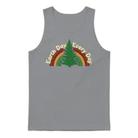 Earth Day Everyday Nature Conservation Awareness Unisex Tank Top - Sport Grey – 1