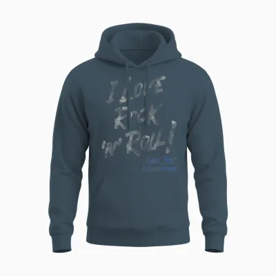 Joan Jett Et Les Blackhearts - J'adore Le Rock 'n' Roll Unisex Hoodie - Dark Heather
