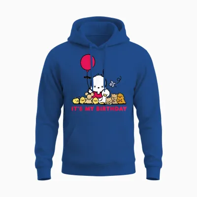 Pochacco It's My Birthday Unisex Hoodie - Royal