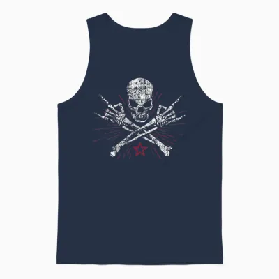 Generation X – Schon Hart, Bevor Ihr Weicheier Geboren Wart T-Shirt, Black, S Unisex Tank Top - Navy