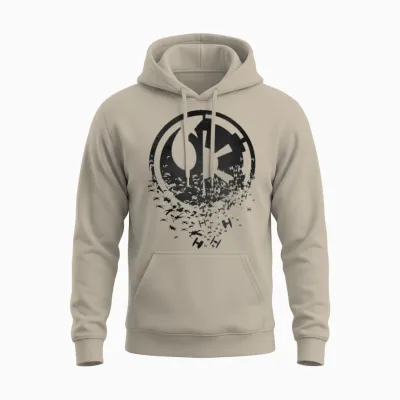 Star Wars Classic Rebel Alliance & Galactic Empire Split Unisex Hoodie - Sand