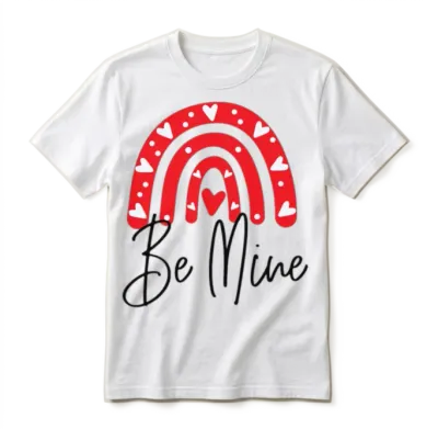 Be Mine Funny Unisex T-Shirt - White