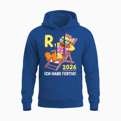 Duck I Have Ready Retirement Woman Retirement 2026 Unisex Hoodie - Royal