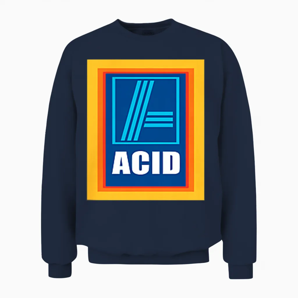 Acid - Your Trip Market - Lustiges Techno Design Für Ravers Unisex Sweatshirt in Navy
