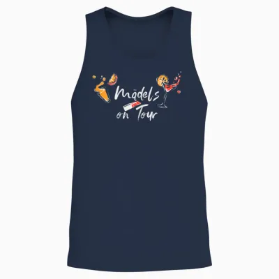 Women's Girls on Tour Girls Trip Girls Holiday Unisex Tank Top - Navy