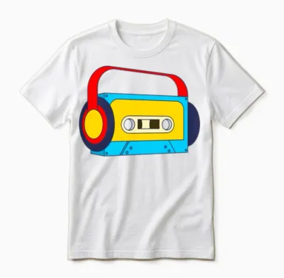 Retro Mixtape Unisex T-Shirt - White