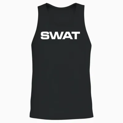 Armes Et Tactiques Spéciales Swat Unisex Tank Top - Black