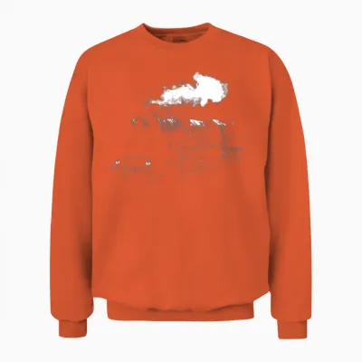 Train Unisex Sweatshirt - Orange