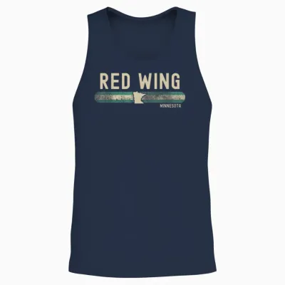 Red Wing Mn | Minnesota Unisex Tank Top - Navy