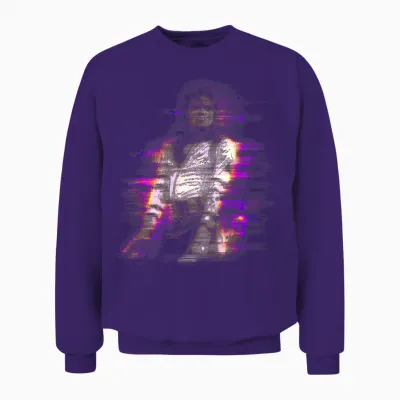 Michael Jackson Bad World Tour 1988 Purple Flare Unisex Sweatshirt - Purple