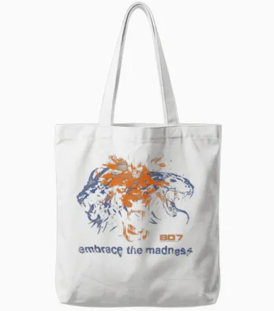 Call of Duty Black Ops 7 Embrace the Madness Video Game Tote Bags - White