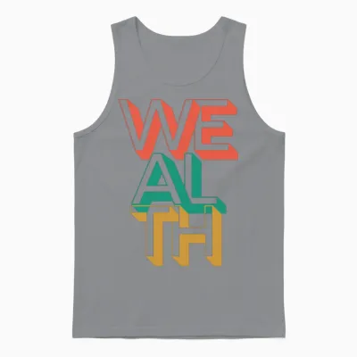 Retro Wealth Unisex Tank Top - Sport Grey