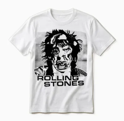 Couverture Officielle Rolling Stones Langues étrangères Unisex T-Shirt - White