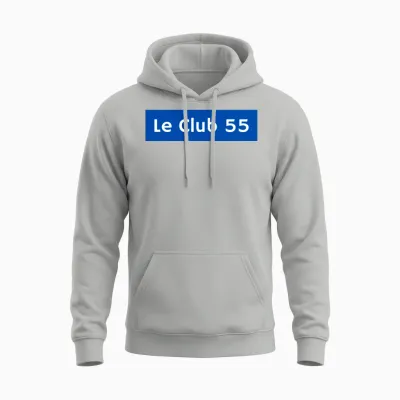 Le Club 55 Saint-Tropez, France - Famous Places Unisex Hoodie - Ash