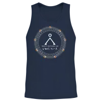 Stargate No Place Like Home Gate Adult Unisex Tank Top - Navy – 2
