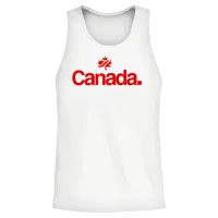 Canada Unisex Tank Top - White – 2
