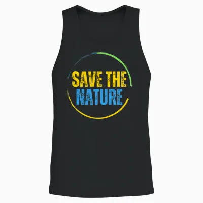 Save the Nature Unisex Tank Top - Black