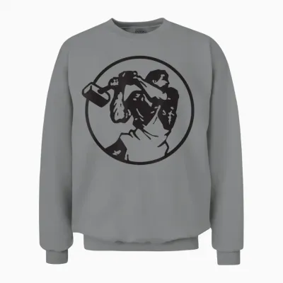 And One Band T-Shirt, White Unisex Sweatshirt - Sport Grey