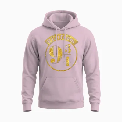 Harry Potter Platform 9 3/4 Gold Unisex Hoodie - Light Pink