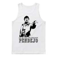 Charles Bronson as Jesus the Big Lebowski Unisex Tank Top - White – 1