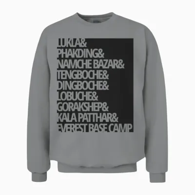 Everest Base Camp Trek Unisex Sweatshirt - Sport Grey