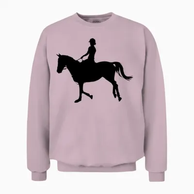 Equestrian, Horse Riding, Horse, Competition Unisex Sweatshirt - Light Pink