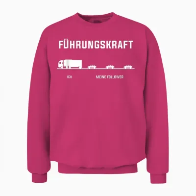 Lkw Fahrer Ich Meine Follower Führungskraft Lustig Geschenk Unisex Sweatshirt - Heliconia