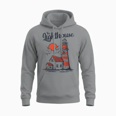 The Lighthouse Unisex Hoodie - Sport Grey