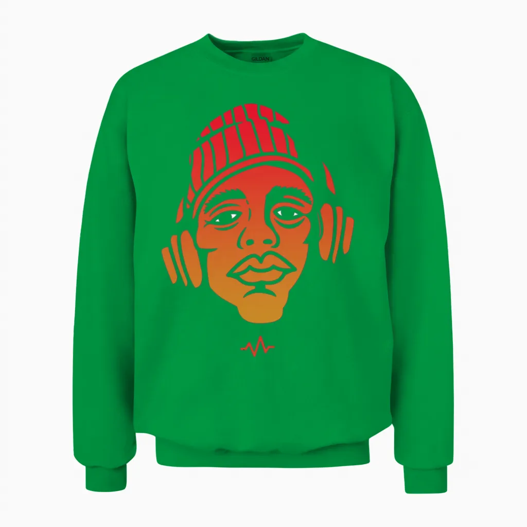 Music Masters - Festival Lovers Unisex Sweatshirt in Irish Green