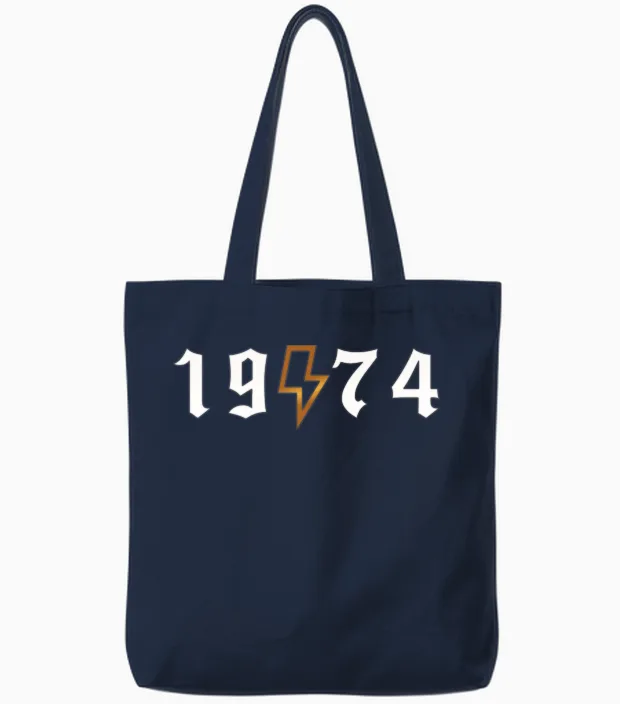 50th Birthday Shirt Gift for 50th Birthday Tote Bags in Navy