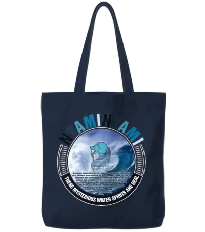 Nyaminyami History 1956 Tote Bags - Navy
