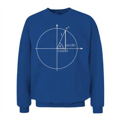 Einheitskreis Eulerische Formel Unisex Sweatshirt - Royal