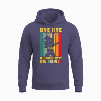 Bye Bye Kindergarten Geschafft 2026 Kita Abgänger 2026 Unisex Hoodie - Heather Sport Dark Navy