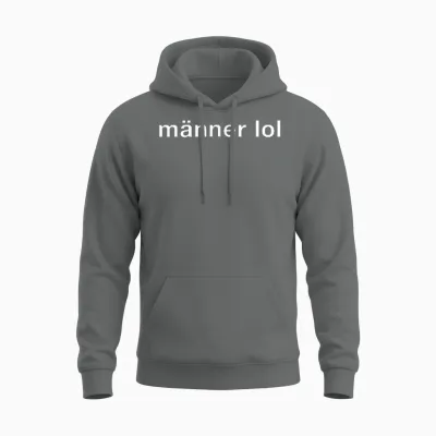 Men's Lol T-Shirt, Black Unisex Hoodie - Graphite Heather