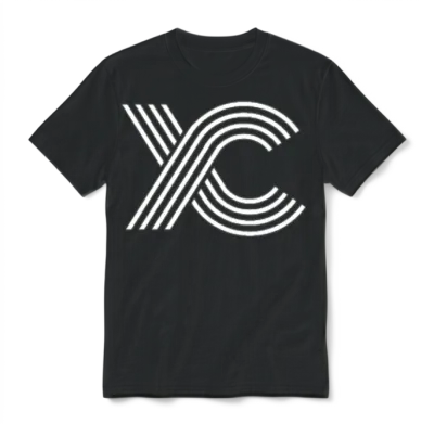 Cross Country Running Xc Lines Retro Retro Minimal Unisex T-Shirt - Black