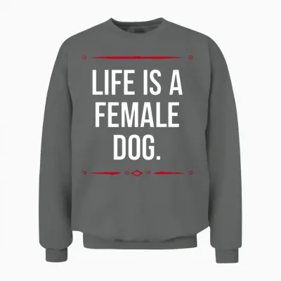 Funny Saying. Unisex Sweatshirt - Graphite Heather