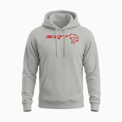 Dodge Srt Hellcat T-Shirt, Black, S Unisex Hoodie - Ash