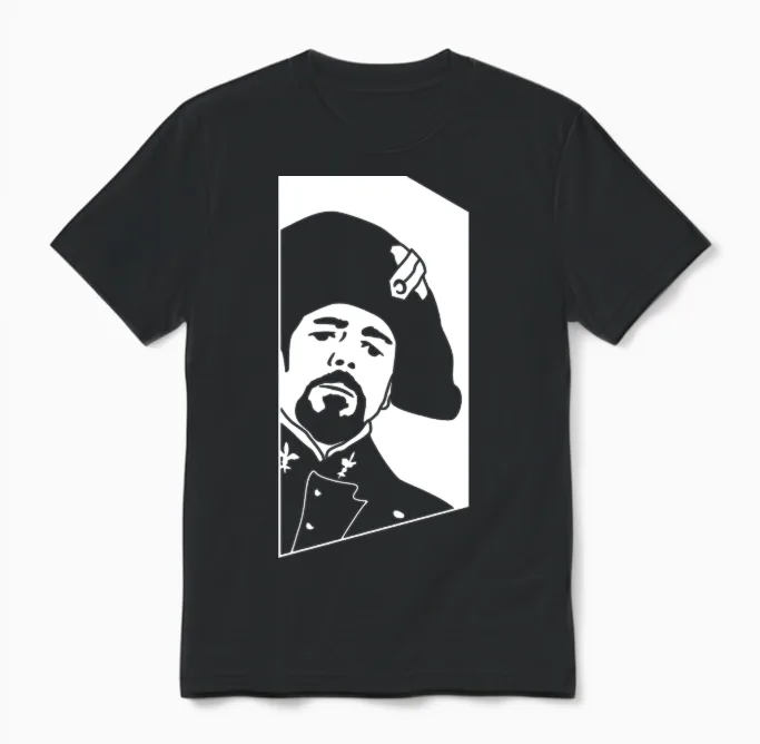 Javert Les Mis Fandom Meme Design Unisex T-Shirt in Black