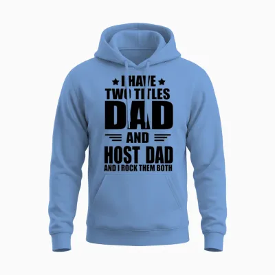 Best Host Dad Unisex Hoodie - Carolina Blue