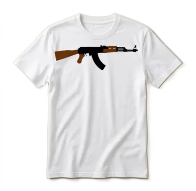 Ak-47 Unisex T-Shirt - White